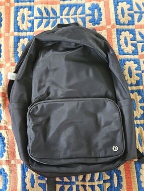lululemon athletica Black Everyday Backpack with Front Pocket